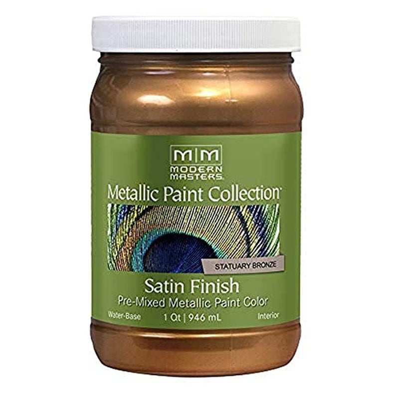 Modern Masters qt Modern Masters ME190 Statuary Bronze Metallic Paint Collection, Satin Water-Based Decorative Metallic Paint - Image 1